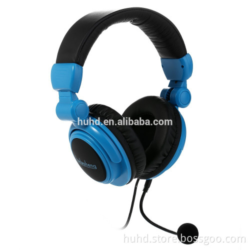 Noise reduction foldable gaming headset headphone with detachable mic for Playstation 4 PS4 XBOX one PC tablet cell phone